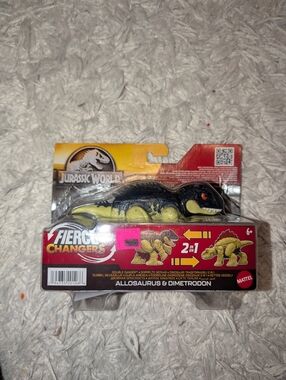 Nib Mattel Jurassic World Dimetrodon to Allosaurus